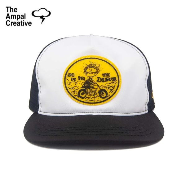 Rakuten - 「MADE IN USA」THE AMPAL CREATIVE/ザ・アンパル・クリエイティブ IN THE DIRT II Black Trucker-Snapback S300