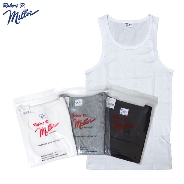 Robert P. Miller/ロバート ピー・ミラー 110C PANEL-RIB TANK TOP/パネルリブタンクトップ・3color