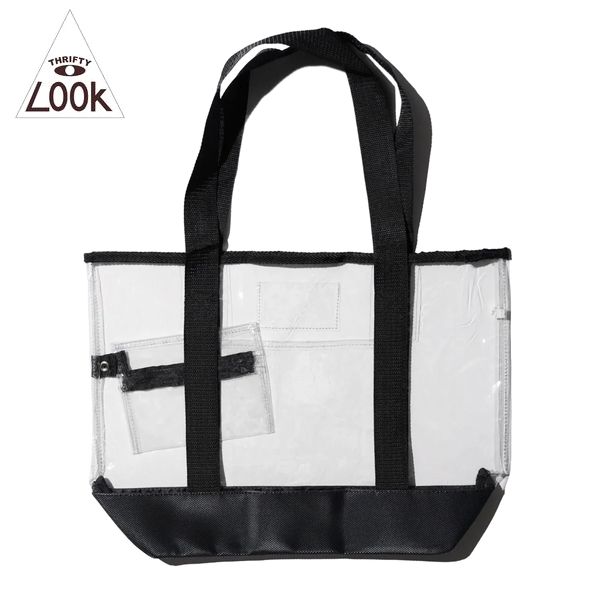 楽天FREEWAY楽天市場店THRIFTY LOOK / CLEAR VINYL TOTE BAG クリアトートバッグ MD25S01200・CLEAR