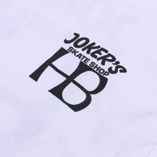 JOKERS SKATE SHOP/ジョーカーズスケートショップ JOKERS HB LS TEE/ロングスリーブTシャツ・WHITE