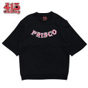 リー トレーナー メンズ 415 CLOTHING / FRISCO 415 CHOP SLEEVE CREW NECK スウェット・BLACK