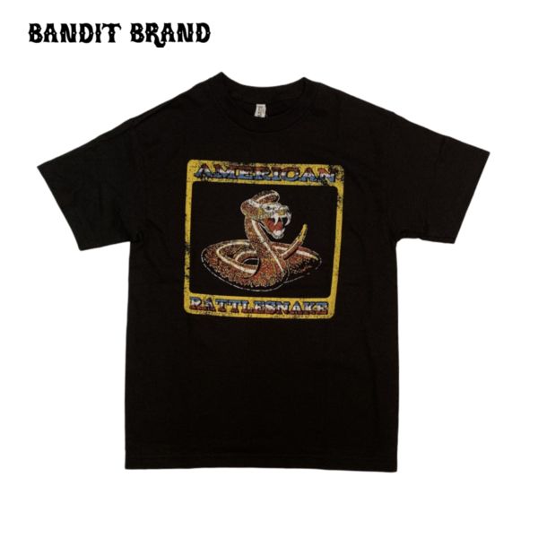 BANDIT BRAND/バンディットブランド "AMERICAN RATTLESNAKE" TEE/Tシャツ・BLACK