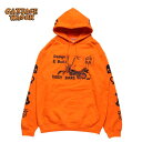 GARBAGE WAGON x TRADITION CYCLES/ガベージワゴン SISSY BAR PULLOVER HOODIE/プルオーバーフーディー・ORANGE