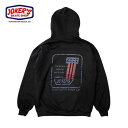 JOKERS SKATE SHOP/ジョーカーズスケートショップ 1 SHOP LOGO PULLOVER HOODIE/プルオーバーパーカー BLACK