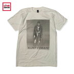 LIVE NATION/ライブ・ネーション Kurt Cobain/カート・コバーン "B&W Leopard" Photo Tee