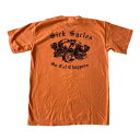 ALfS SICK SYCLES WORK SHIRTS TEE/TVcEORANGE