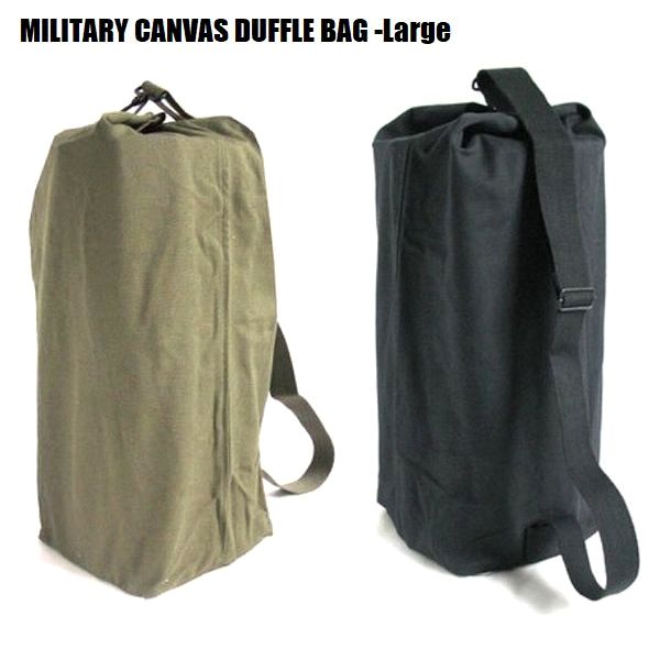 MILITARY CANVAS DUFFLE BAG - Large/ミリタリーダッフルバッグ(ラージサイズ) 2color