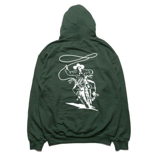 【セール30%OFF】PARADISE ROAD SHOW PULLOVER HOODIE/プルオーバーパーカー・F.GREEN