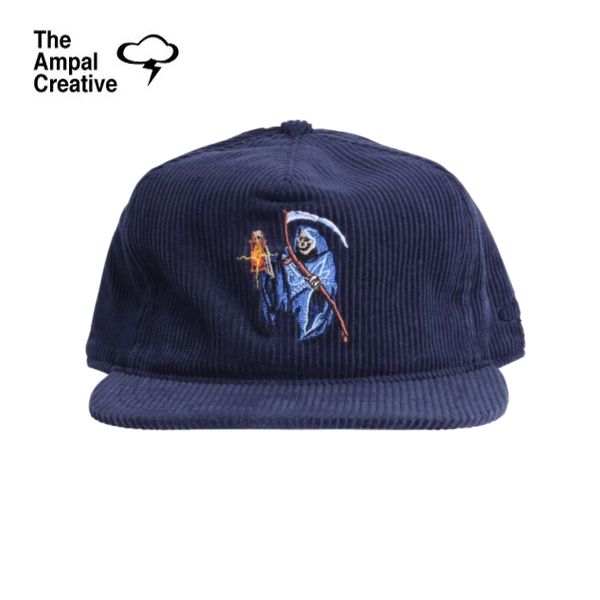 「MADE IN USA」THE AMPAL CREATIVE/ザ・アンパル・クリエイティブ FRIEND OF THE DEVIL II NAVY Strapback S140