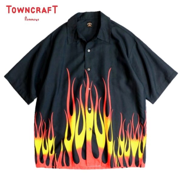 TOWNCRAFT/タウンクラフト CHICANO SS SHIRTS/チカーノシャツ・RED