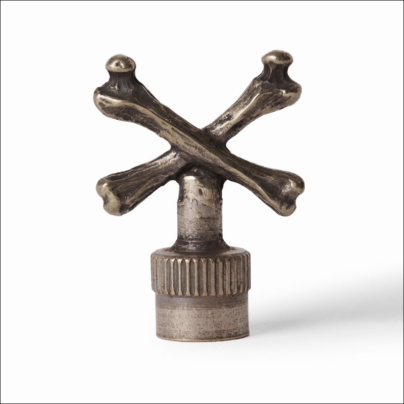 UNCROWD/���󥯥饦�� VALVE CAP -cross bone-/�Х�֥���å� UC-903