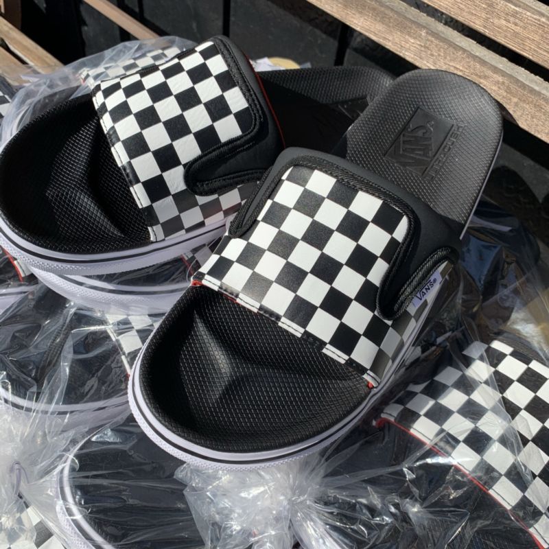 VANS/ヴァンズ ULTRACUSH SLIDE-ON/サンダル・CHECKERBOARD