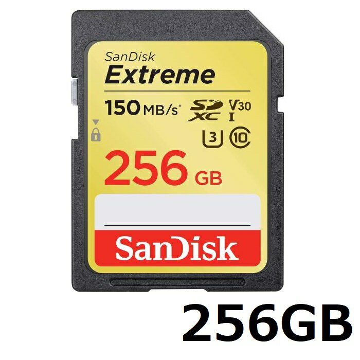 y}\Z[ P5{!z Sandisk SDXC SDJ[h Extreme 256GB SDSDXVV-256G-GNCIN SDXCJ[h SD TfBXN Class10 sAi