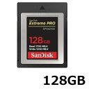 Sandisk CFexpressカード TypeB Extreme PRO 128