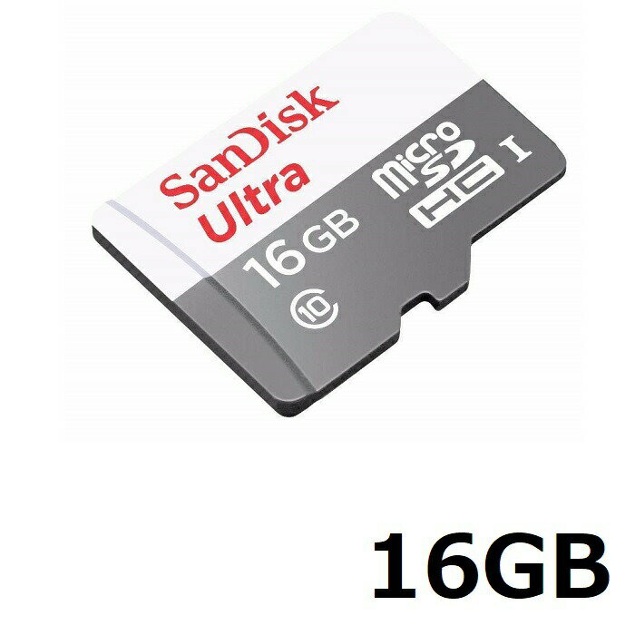 y}\Z[ P5{!z SanDisk Ultra microSDJ[h SDSQUNS-016G-GN3MN 16GB }CNSDHCJ[h microSDHC }CNSD CLASS10 TfBXN COe[