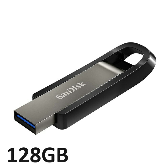 USBメモリ 128GB Sandisk Extreme Go USB 128GB 