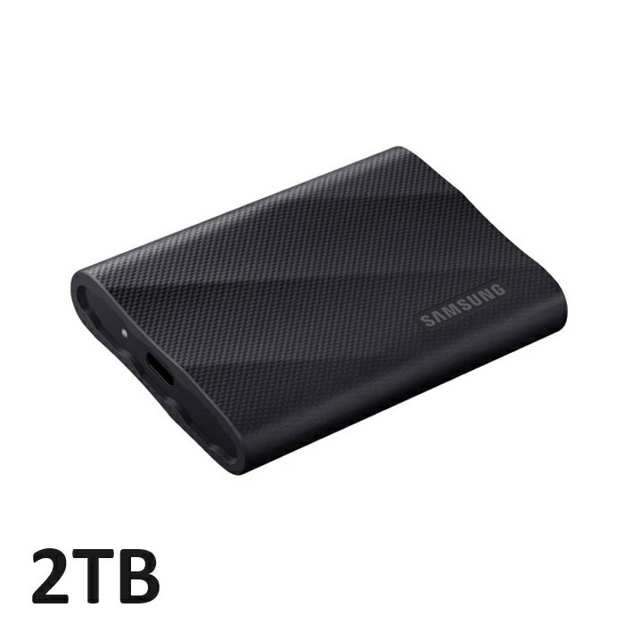 ポータブル SSD 2TB SAMSUNG T9 外付けSSD Portable SSD 2TB MU-PG2T0B サムスン USB3.2対応 データ保管 外付SSD 持ち運び パソコン USB-C ブラック 黒 並行輸入品