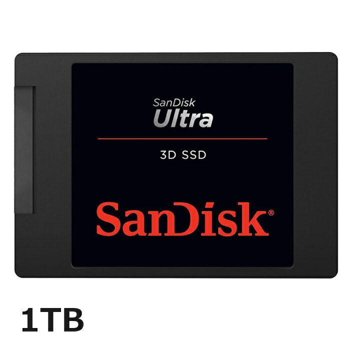 ڥޥ饽󥻡 P5! SanDisk SSD Ultra 3D 1TB SDSSDH3-1T00-G26 ǥ ¢SSD ǥȥå 2.5 SATA ѥ ѥ PC SSD ɥ饤 ® ̳Ψ ® å