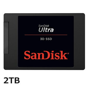 SSD 2TB SanDisk Ultra 3D 2TB SDSSDH3-2T00-G25 ǥ ¢SSD ǥȥå 2.5 SATA ѥ ѥ PC SSD ɥ饤 ® ̳Ψ ® å