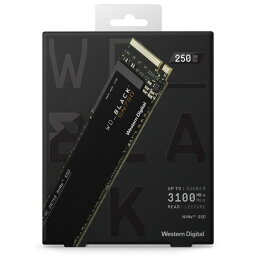 Western Digital WD BLACK SSD 250GB WDS250G3X0C 内蔵SSD ウエスタンデジタル WDブラック M.2 SN750 NVMe パソコン パソコン部品 PC SSD ドライブ 高速化 業務効率 速度 アップ