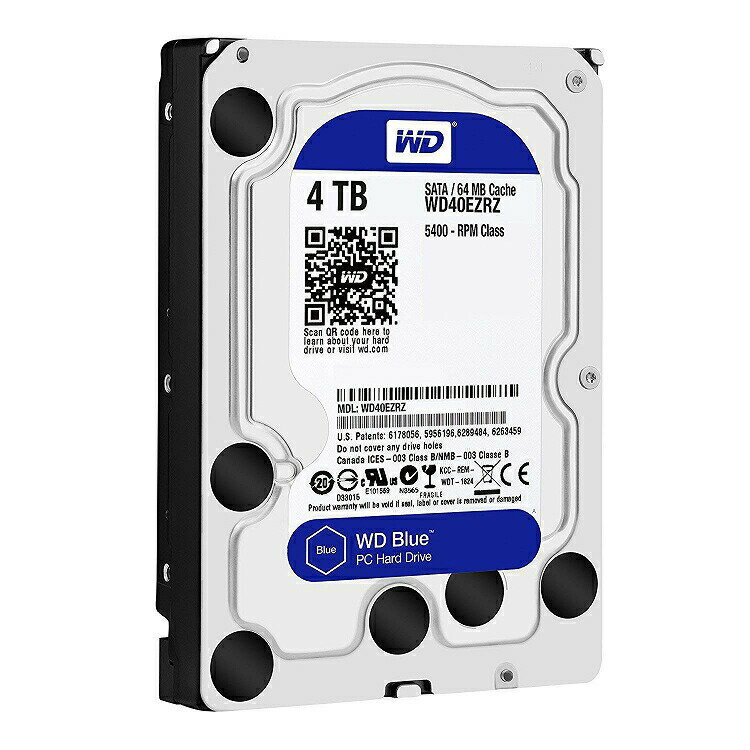Western Digital WD BLUE HDD 4TB WD40EZRZ ¢HDD ǥ WD֥롼 ϡɥɥ饤 SATA ѥ ѥ PC  ɥ饤