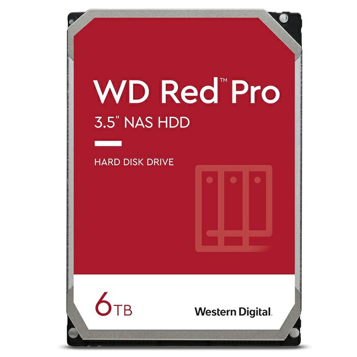 【マラソンセール中 P5倍!】 HDD 6TB Western Digital WD RED 6TB WD6003FFBX 内蔵HDD ウエスタンデジタル WDレッド ハードドライブ SATA パソコン パソコン部品 PC 大容量 ドライブ