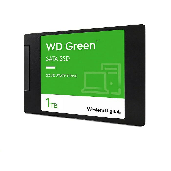 商品詳細 WD Green SSDの高速パフォーマンスと信頼性により、デスクトップPCまたはノートPCの日常的なコンピューティングエクスペリエンスが向上します。 軽量で耐衝撃性に優れたWD Green SSDは、可動部品を使用していないので、偶発的な衝撃や落下からデータを保護できます。 WD Green SSDは業界で最も消費電力が少ないドライブの一つです。消費電力を低減し、ノートPCの稼働時間を増やします。 【ブランド】 Western Digital 【型番】 WDS100T3G0A 【容量】 1TB 【インターフェース】 SATA 【フォームファクタ】 2.5インチ 【シーケンシャル読み出し】 545MB/s 【ご注意点】 商品の仕様・デザイン・付属品等は予告なく変更になる場合がございます。 商品仕様の詳細につきましては、メーカーページをご確認ください。 尚、商品仕様の変更に伴うご返品、ご返金につきましてはお受けできません。 万が一初期不良が発生した場合は交換・返品等の対応をさせていただきます。