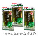送料無料 1000円ポッキリ 上園食品 丸たかな漬250g3袋クリックポスト 日時指定代引き不可