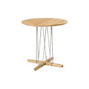 CARL HANSEN & SON(カールハンセン&サン)/E021/サイドテーブル/オーク材/オイル塗装/ステンレスレッグ 新生活 引っ越し 父の日 実用的 インテリア 【納期】約3~4週間(メーカー欠品時を除く)