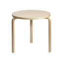 Artek 90B TABLE 90Bテーブル バーチ材 ナチュラルラッカー仕上げ 新生活 引っ越し 父の日 実用的 インテリア 【納期】約3~4週間(メーカー欠品時を除く)