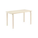 Artek(アルテック) 80A TABLE 80Aテーブル バーチ材 ナチュラルラッカー仕上げ 新生活 引っ越し 父の日 実用的 インテリア 【納期】約3~4週間(メーカー欠品時を除く)