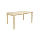 Artek(アルテック) 82A TABLE 82Aテーブル バーチ材 ナチュラルラッカー仕上げ ダイニング テーブル 北欧 木 新生活 引っ越し 父の日 実用的 インテリア 【納期】約3~4週間(メーカー欠品時を除く)