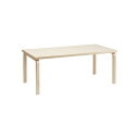 Artek(アルテック) 83 TABLE 83テーブル バーチ材 ナチュラルラッカー仕上げ ダイニング テーブル デスク 木 北欧 リビング 新生活 引っ越し 父の日 実用的 インテリア 【納期】約3~4週間(メーカー欠品時を除く)