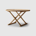 CARL HANSEN & SON(カールハンセン&サン)/ML10097/Egyptian Table(エジプシャン テーブル)/オーク材/ホワイトオイル仕上げ/直径100cm 新生活 引っ越し 父の日 実用的 インテリア 【納期】約3~4週間(メーカー欠品時を除く)