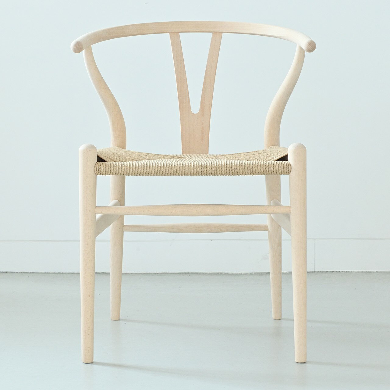 CARL HANSEN & SON（カールハンセン&サン）/CH24/Yチェア(ワイチェア)/ビーチ材/ソープ仕上げ/ナチュラルペーパーコード/SH45/【シリアルNo.1789897】/【実物画像】