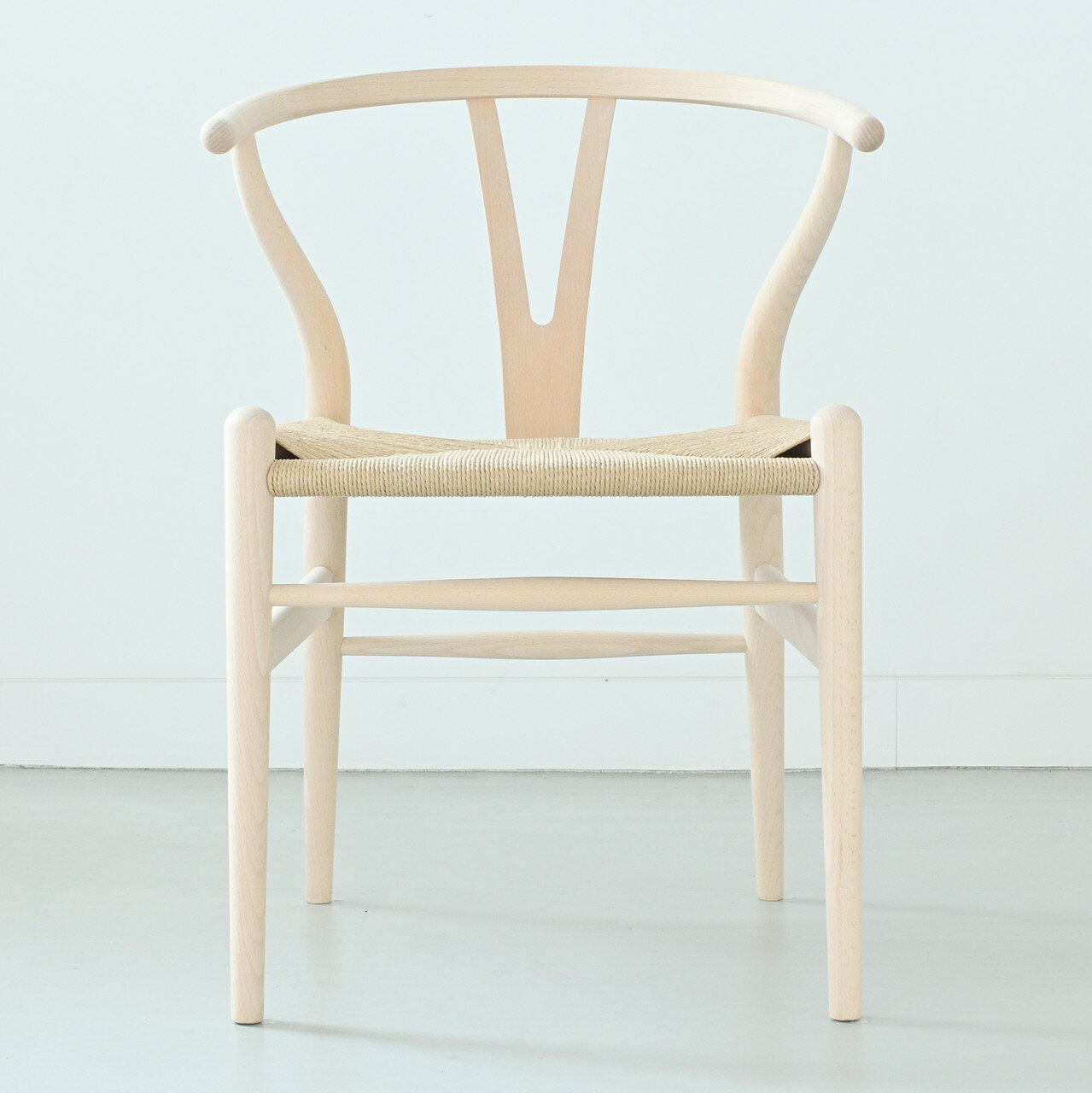 CARL HANSEN & SON（カールハンセン&サン）/CH24/Yチェア(ワイチェア)/ビーチ材/ソープ仕上げ/ナチュラルペーパーコード/SH45/【シリアルNo.1789898】/【実物画像】