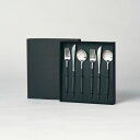 Cutipol(クチポール)/GOA/ディナー6本セット/ブラックシルバー シリーズ/CT-GO-F-6PCS フォーク ナイフ スプーン ギフト 結婚祝い 誕...