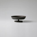 我戸幹男商店/SINAFU/7.0 高台盛器 (羽反)/Black/210×210×75mm 新生活 引っ越し 母の日 実用的 インテリア