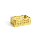 HAY(ヘイ)/Colour Crate S/カラークレート S/ダスティイエロー コンテナ 収納 BOX ボックス 整理 リビング 洗面所 新生活 引っ越し 父の日 実用的 インテリア