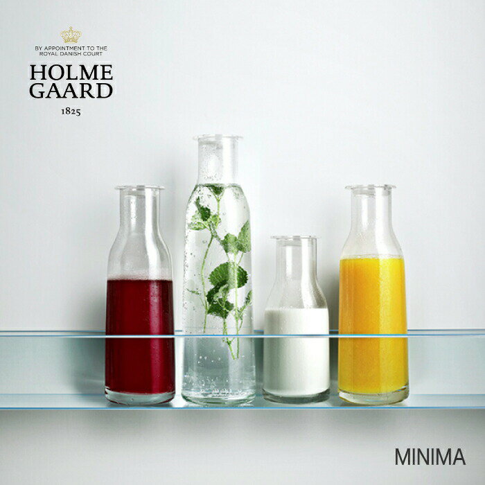 ホルムガード HOLMEGAARD MINIMA 蓋付きボトル 900ml ／ クリア