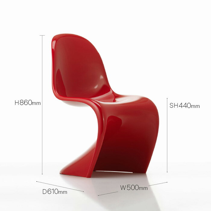 Vitra(ヴィトラ) Panton Chair Classic(パントンチェア クラシック) ダイニングチェア レッド グロスラッカー仕上げ 新生活 引っ越し【納期】約3〜4週間(メーカー欠品時を除く) 実用的 インテリア [2]