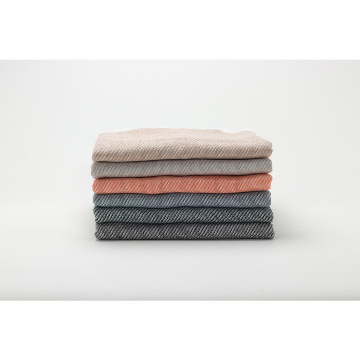 WATANABE PILE（渡辺パイル織物） BASKET チャコールグレー ストール 大判 綿100％ 暑さ対策 日焼け対..