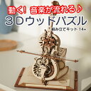 【送料無料】 【動画あり】動く 音楽が鳴る 3D ウッドパズル マジックチェロ 機械 オルゴール プレゼント オシャレ 小学生 子供 大人 インテリア 組み立て 工作キット 送料込み RBT-AMK63