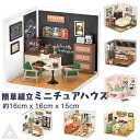 楽天French　French送料無料 光る つながる ミニチュアハウス おしゃれ かわいい 新作 お店 ショップ ミニチュア 自分で作る 簡単 道具不要 組み合わせ自由 送料込み RBT-DW