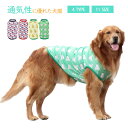 犬 服 大型犬 中型犬 夏服 タンクトップ メッシュ ゴールデン ラブラドール 秋田犬 ハスキー サモエド スタンダードプードル ルームウェア 抜け毛防止 暑さ対策 KM436T