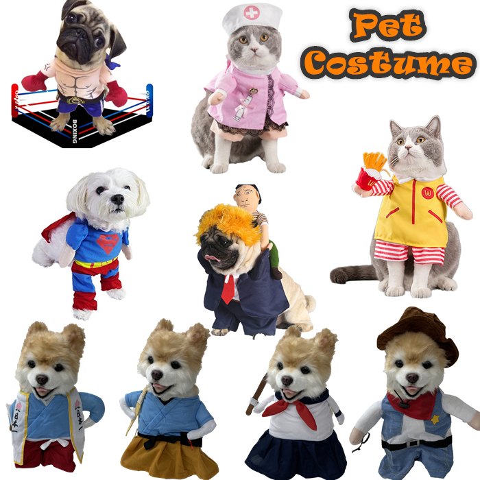 ペット ハロウィン 犬 猫 服 コスプレ サラリーマン コスチューム おもしろグッズ 秋 冬 変装 フレンチブルドッグ ペット服 犬 服 コスプレ 可愛い 猫服 犬用 小型犬 中型犬 変身服 出掛け item013