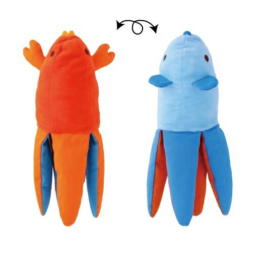 【お取り寄せ】 パリパリくるりんにゃんぐるみ えびネズミ