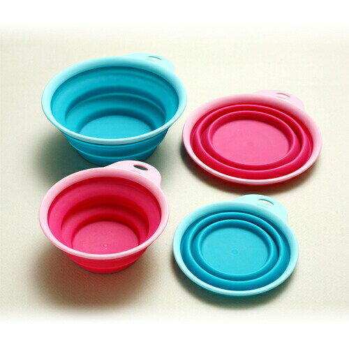 【お取り寄せ】 Popware ぺたんこボウル S ピンク ( S , ピンク ) 3