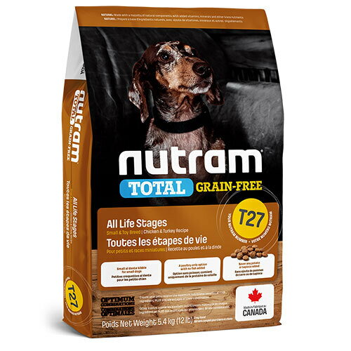 【お取り寄せ】 ニュートラムT27チキン＆ターキー小粒5.4kg カナダ