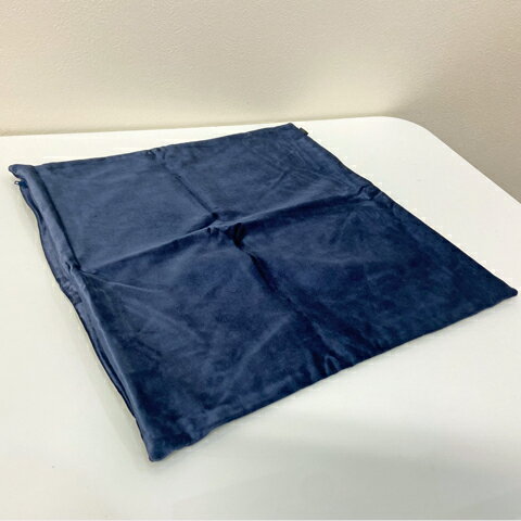 Rakuten - [中古]★モデルルーム展示品★【FISBA】フィスバクッションカバー45×45cmネイビーブルー畳みシワあり特価！インテリア雑貨